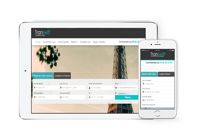 Développement App résérvation